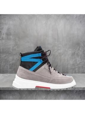 $750 Canada Goose Journey Men’s Lace Up Grey  Ankle Boots Size  7